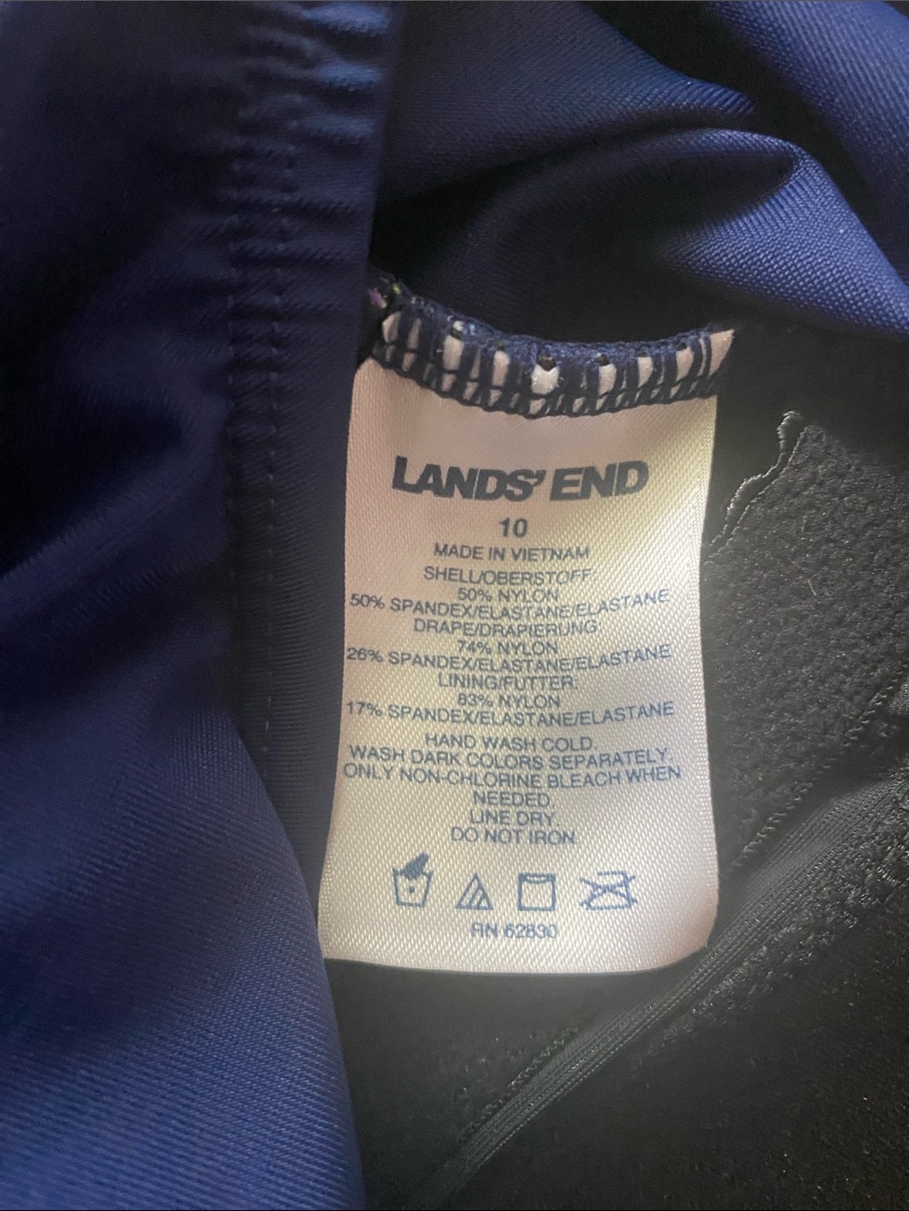 Lands end NWT size 10 one piece swimsuit - Picture 7 of 8